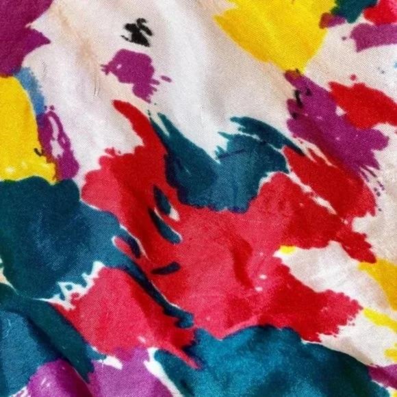 Vintage 90s Pink Streetwear Abstract Graphic Windbreaker Puffer Jacket S - Picture 6 of 10